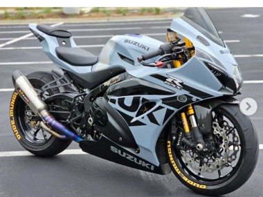 Meilleurs Carénages Moto Suzuki GSXR1000 2017-2025 - Bleu Clair