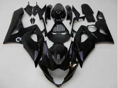 Meilleurs Kits Carénage Moto Suzuki GSXR 1000 2005-2006 - Noir Brillant