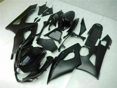Meilleurs Kits Carénage Moto ABS Suzuki GSXR 1000 2005-2006 - Noir Brillant Noir Mat