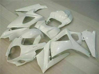 Meilleurs Carénages Moto Suzuki GSXR 1000 2007-2008 - Blanc