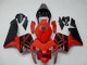 Carénages Moto Honda CBR600RR 2003-2004 - Rouge Noir Brillant OEM Style