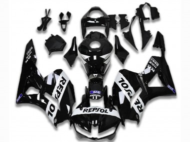 Meilleurs Carénages Moto Honda CBR600RR 2013-2023 - Noir Brillant Blanc Repsol