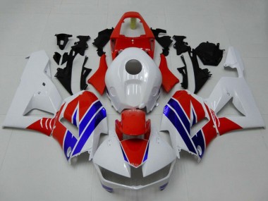 Meilleurs Kits Carénage Moto ABS Honda CBR600RR 2013-2023 - Blanc Rouge Bleu