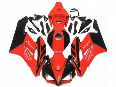 Meilleurs Carénages Moto Honda CBR1000RR 2004-2005 - Rouge Noir Brillant
