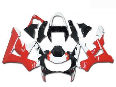 Meilleurs Carénages Moto Honda CBR900RR 929RR 2000-2001 - Blanc Rouge Noir Brillant