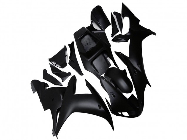 Carénages Moto Yamaha YZF R1 2002-2003 - Noir Mat