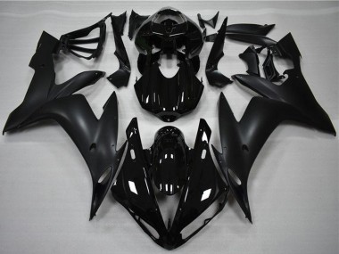 Meilleurs Carénages Moto Yamaha YZF R1 2004-2006 - Noir Brillant Noir Mat