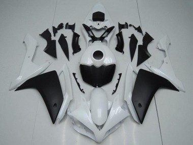 Meilleurs Carénage Moto Yamaha YZF R1 2007-2008 - Blanc Noir Mat