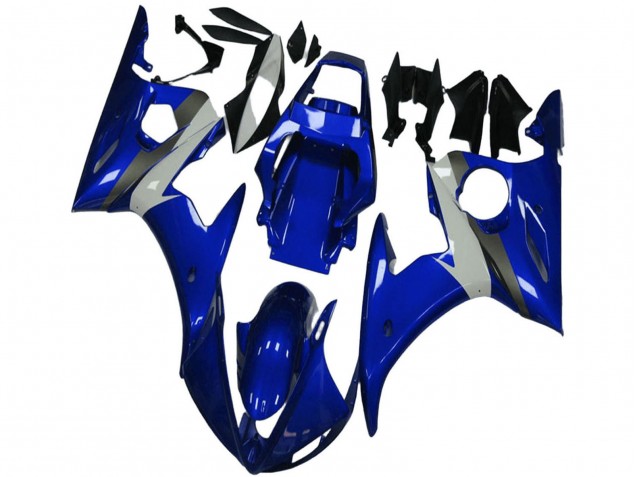 Carénage Moto Yamaha YZF R6 2003-2004 - Bleu Blanc