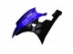 Carénage Moto Yamaha YZF R6 2006-2007 - Bleu Noir Mat