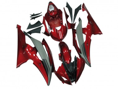Meilleurs Carénages Moto Yamaha YZF R6 2008-2016 - Rouge Gris