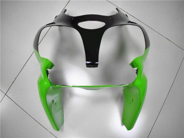 Kits Carénage Moto Kawasaki ZX6R 2000-2002 - Vert Blanc Noir