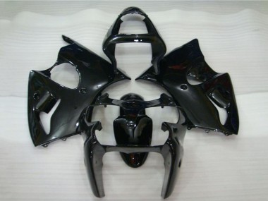 Meilleurs Carénages Moto Kawasaki ZX6R 2000-2002 - Noir Brillant