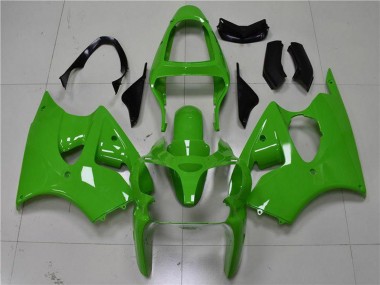 Meilleurs Carénages Moto Kawasaki ZX6R 2000-2002 - Vert Noir