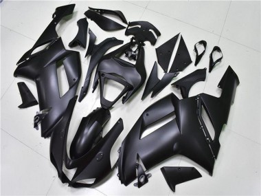 Meilleurs Carénages Moto Kawasaki ZX6R 2007-2008 - Noir Mat