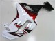 Carénages Moto Kawasaki ZX6R 2007-2008 - Blanc Noir Rouge