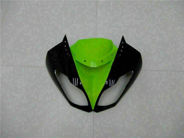Carénages Moto Kawasaki ZX6R 2009-2012 - Noir Brillant Vert