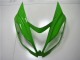Carénages Moto Kawasaki ZX6R 2013-2018 - Vert Blanc Noir Brillant