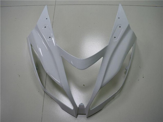 Carénages ABS Kawasaki ZX6R 2013-2018 - Blanc Noir Mat