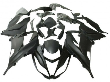 Meilleurs Kits Carénage Moto Kawasaki ZX6R 2013-2018 - Noir Mat