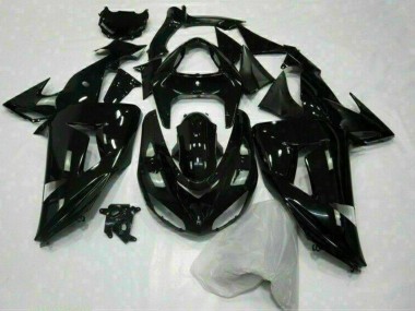 Meilleurs Carénage Moto Kawasaki ZX10R 2006-2007 - Noir Brillant