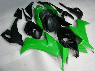 Meilleurs Kits Carénage Moto Kawasaki ZX10R 2008-2010 - Vert Noir