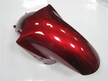 Meilleurs Carénages Moto Kawasaki ZX14R ZZR1400 2006-2011 - Rouge Noir