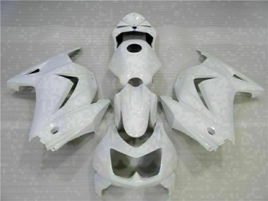 Meilleurs Carénages Moto Kawasaki EX250 2008-2012 - Blanc