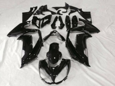 Meilleurs Carénages Moto Kawasaki EX650 2012-2016 - Noir Brillant