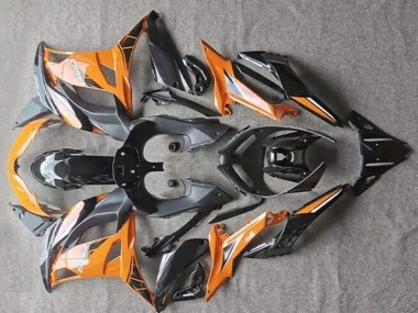 Meilleurs Carénages Moto Kawasaki EX650 2017-2019 - Orange Noir