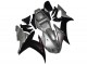 Carénages Moto Yamaha YZF R1 2002-2003 - Argent Noir Mat