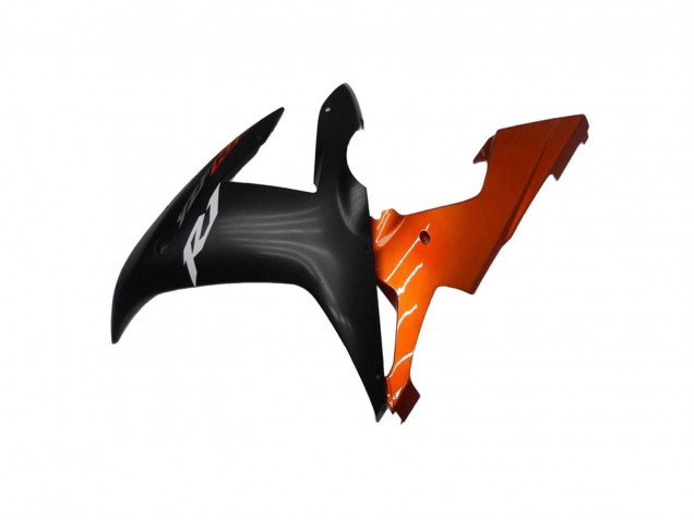 Carénages Moto Yamaha YZF R1 2002-2003 - Orange Noir Mat