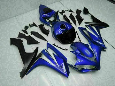 Meilleurs Carénage Moto Yamaha YZF R1 2007-2008 - Bleu Blanc Noir