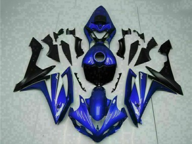 Meilleurs Carénage Moto Yamaha YZF R1 2007-2008 - Bleu Blanc Noir