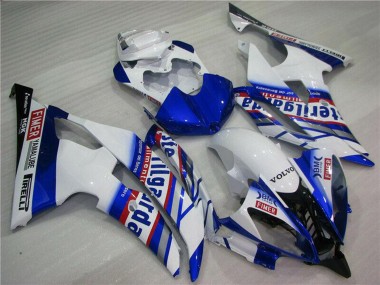 Meilleurs Carénages Moto Yamaha YZF R6 2008-2016 - Blanc Bleu Rouge Sterilgarda Volvo Fimer Yamalube