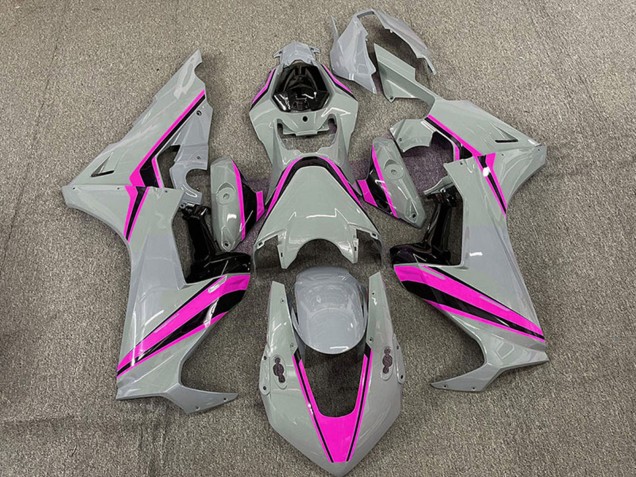 Carénages Moto Honda CBR1000RR 2017-2024 - Nardo Gris Rose Bande