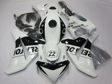 Meilleurs Carénages Moto Honda CBR1000RR 2008-2011 - Blanc Noir Brillant Repsol 22