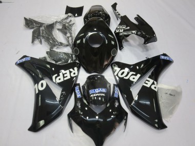 Meilleurs Carénages Moto Honda CBR1000RR 2008-2011 - Noir Brillant Bleu Blanc Repsol