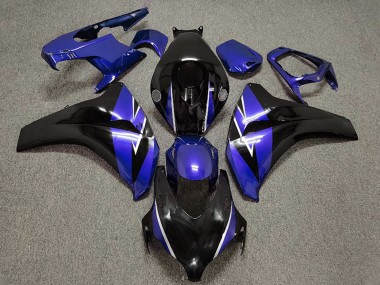Meilleurs Carénage Moto Honda CBR1000RR 2008-2011 - Bleu Noir Brillant