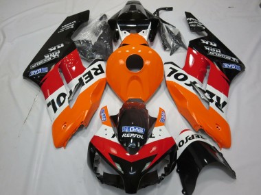 Meilleurs Kit Carénages Moto Honda CBR1000RR 2004-2005 - Orange Blanc Rouge Noir Brillant Repsol