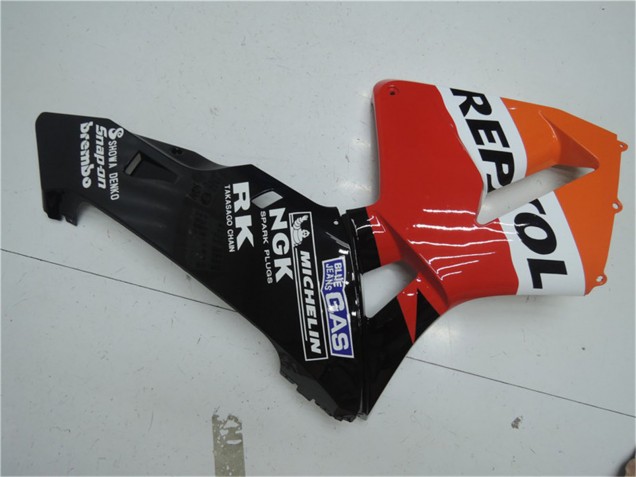 Kits Carénage Moto Honda CBR600RR 2003-2004 - Orange Blanc Rouge Noir Brillant Repsol