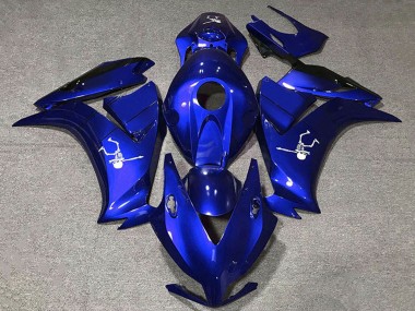 Meilleurs Carénage Moto Honda CBR1000RR 2012-2016 - Bleu Noir Brillant