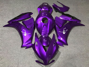 Meilleurs Carénages Moto Honda CBR1000RR 2012-2016 - Violet Foncé Noir Brillant