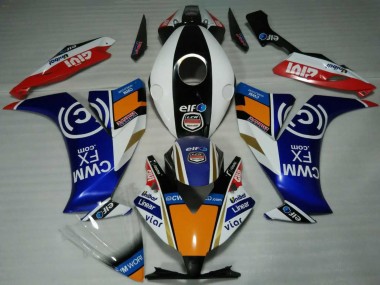 Meilleurs Carénages Moto Honda CBR1000RR 2012-2016 - Blanc Bleu Orange Rouge Noir Elf