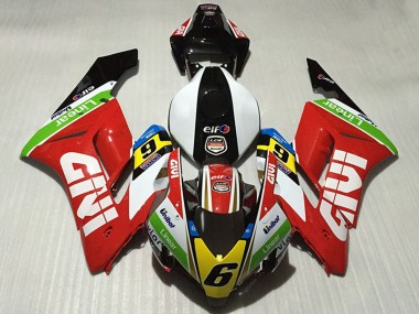 Meilleurs Carénages Moto Honda CBR1000RR 2004-2005 - Blanc Rouge Vert Jaune Noir Brillant Givi 6