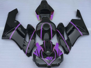 Meilleurs Carénages Moto Honda CBR1000RR 2004-2005 - Noir Brillant Violet