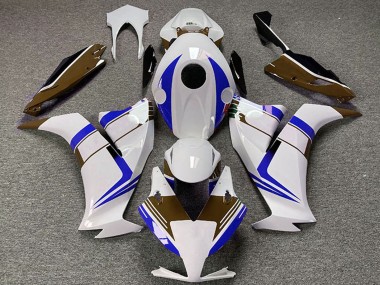 Meilleurs Carénages Moto Honda CBR1000RR 2012-2016 - Blanc Bleu Brun