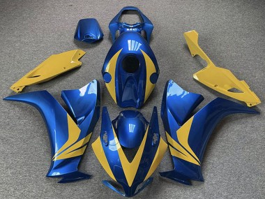 Meilleurs Carénages Moto Honda CBR1000RR 2012-2016 - Bleu Jaune