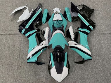 Meilleurs Carénages Moto Honda CBR1000RR 2017-2023 - Blanc Cyan Bleu Noir Brillant