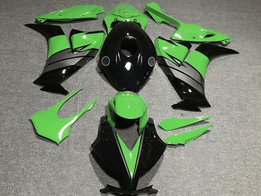 Meilleurs Carénages Moto Honda CBR1000RR 2012-2016 - Vert Gris Noir Brillant